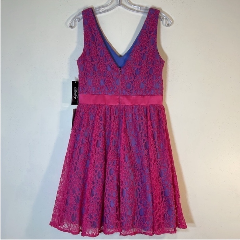 Adrianna Papell Hailey Floral Lace Fit & Flare Dress.4. NWT. $159! - Picture 11 of 13